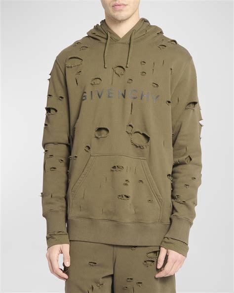 givenchy angel print hoodie|givenchy destroyed hoodie.